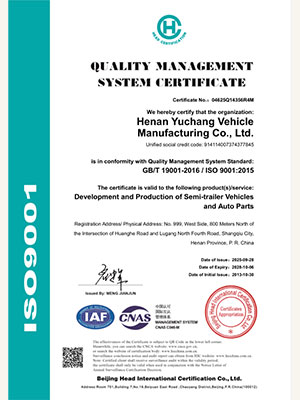 ISO 9001 Certificate