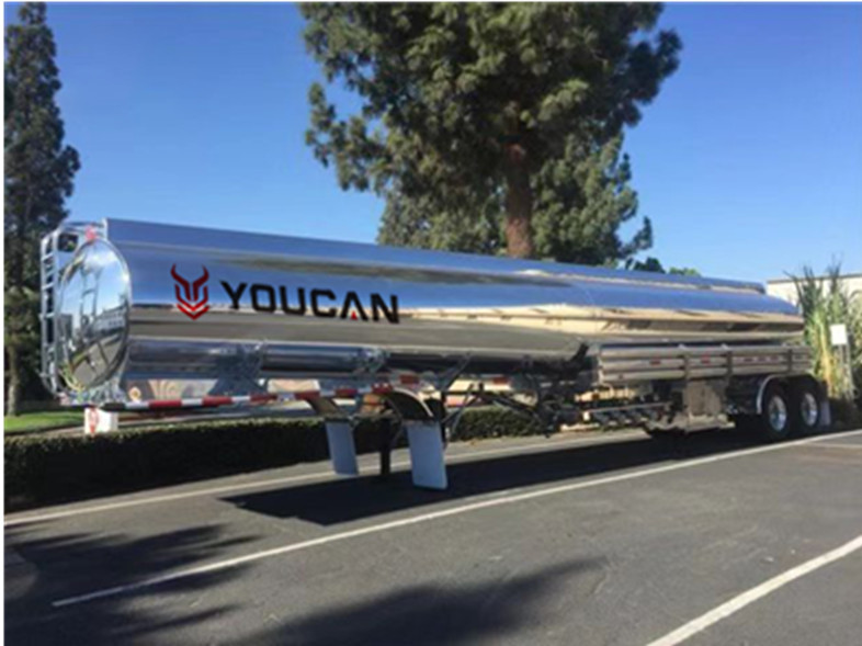 Youcan 36000L Aluminum Fuel Tanker- 3 Axles and 6 compartments