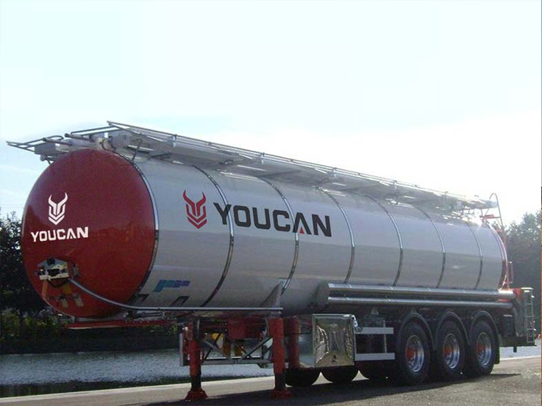 Youcan Stainless Steel Food Tanker Semi-trailer