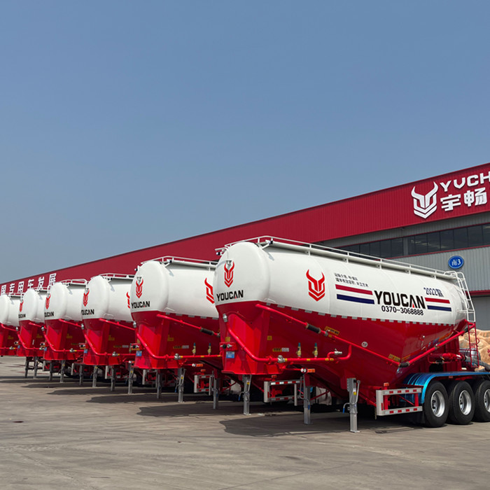 3 Axle 40CBM Pneumatic Dry Bulk Trailer for Sale in Philippine Manila