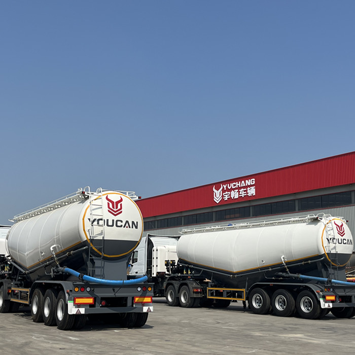 Bulk Cement Trailers Shipped to Uzbekistan