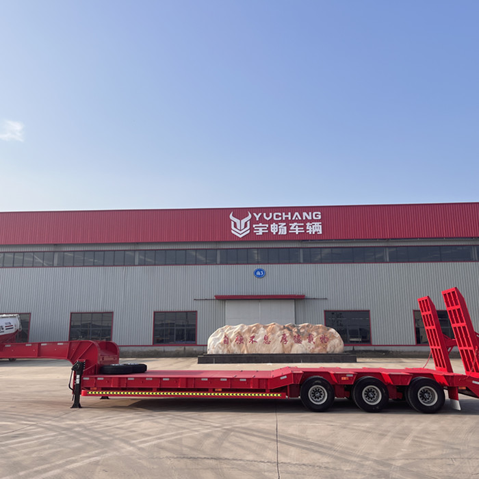 3 Axle Low Loader Trailer will be sent to Sierra Leone
