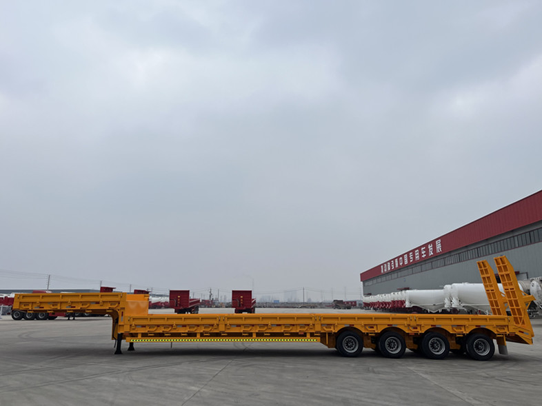 30-120Tons 4 Axles Youcan lowbed Semi-Trailer for Commercial Truck
