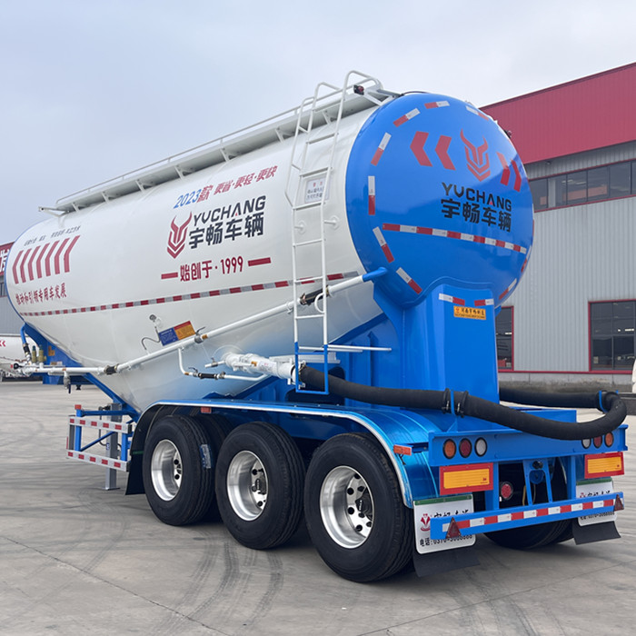 Bulk cement tanker trailer capacity height