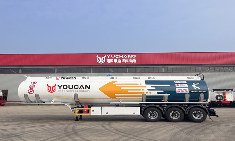 Youcan 46000L Aluminum Fuel Tanker- 3 Axles and 6 compartments