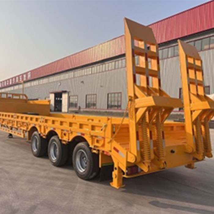 Tri Axle 80 Ton Drop Deck Trailer will be sent to Ghana