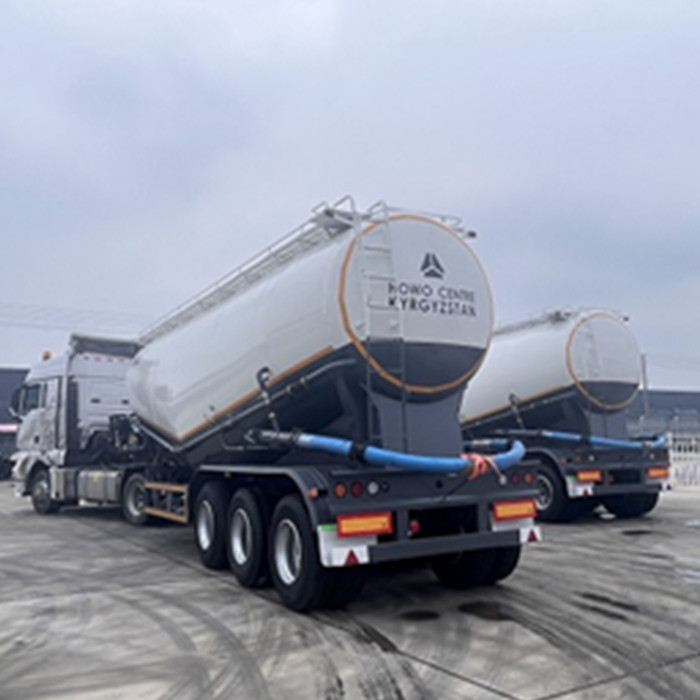 3 Axle 50 Ton Bulk Cement Tanker will export to Uruguay