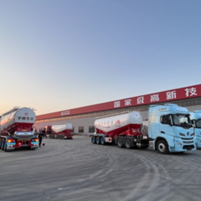 35 CBM bulk powder tanker trailer will be sent to Tazania
