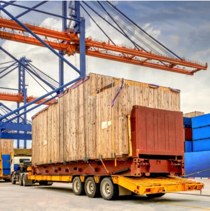 How to Load a Container onto a Trailer