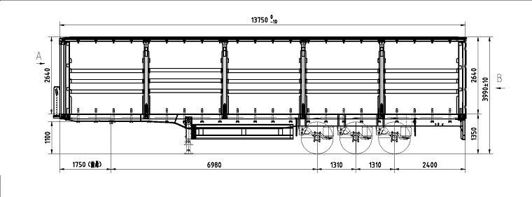Youcan Curtainside Semi-trailer