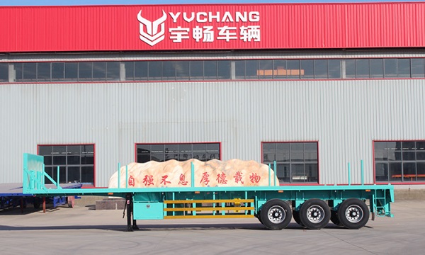 3 Axle 13.63M Flatbed Trailer