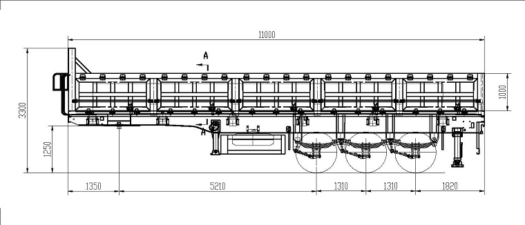 11m tipper trailer