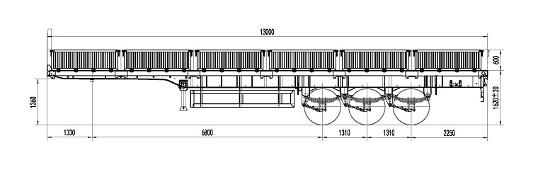 13m sidewall trailer