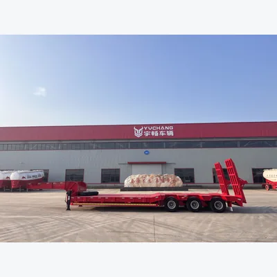 Lowbed semi trailer pre-shipment inspection before export