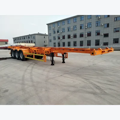 Container chassis trailer finished check before shipment